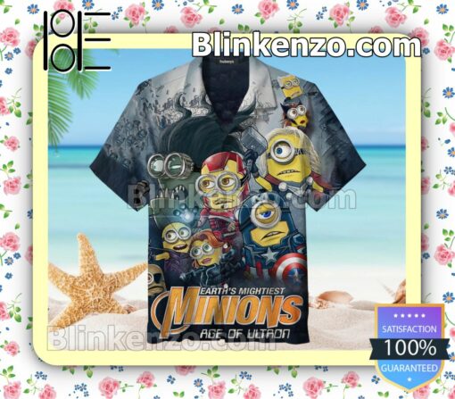 3d Hero Minions Hawaii Shirt