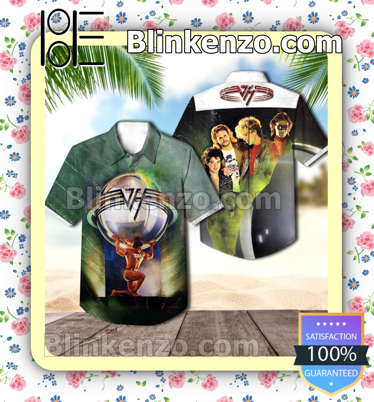 5150 Album By Van Halen Summer Beach Shirt