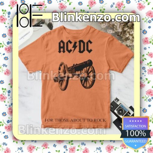 Ac Dc For Those About To Rock Album Cover Gift Shirt