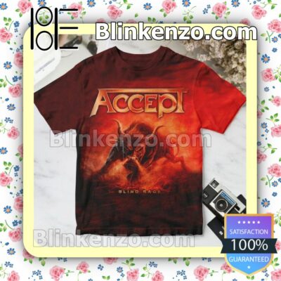 Accept Blind Rage Album Cover Gift Shirt