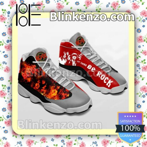 Acdc Rock Band Let There Be Rock Jordan Running Shoes