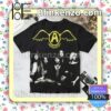 Aerosmith Get Your Wings Album Cover Black Custom T-Shirt