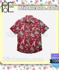 Alabama Crimson Tide Mistletoe Short Sleeve Shirts a