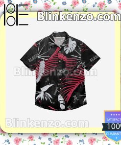 Alabama Crimson Tide Neon Palm Short Sleeve Shirts a