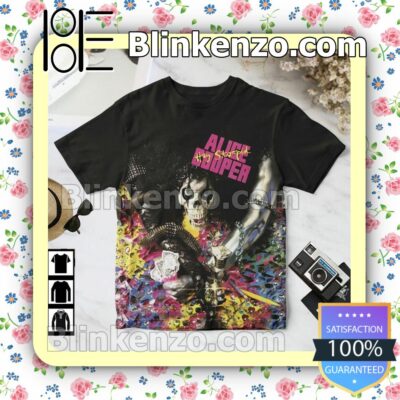 Alice Cooper Hey Stoopid Album Cover Black Birthday Shirt