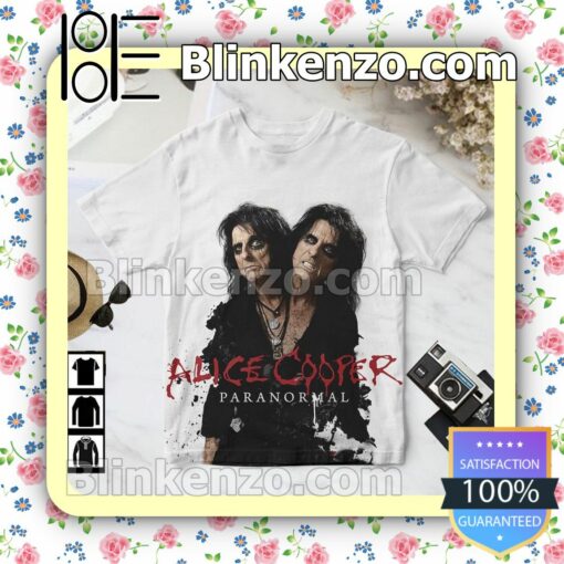 Alice Cooper Paranormal Album Cover White Birthday Shirt