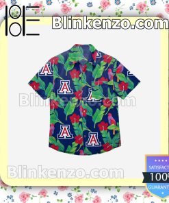 Arizona Wildcats Floral Short Sleeve Shirts a