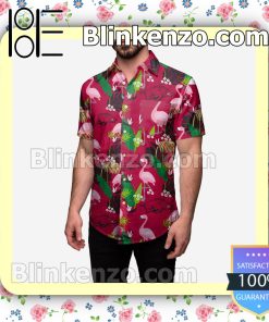 Arkansas Razorbacks Floral Short Sleeve Shirts