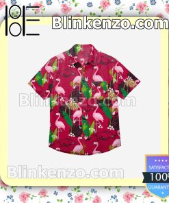 Arkansas Razorbacks Floral Short Sleeve Shirts a
