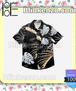 Army Black Knights Neon Palm Short Sleeve Shirts a