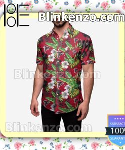 Atlanta Falcons Floral Short Sleeve Shirts