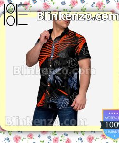 Auburn Tigers Neon Palm Short Sleeve Shirts