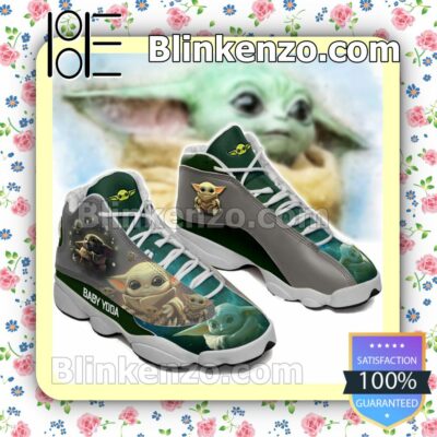 Baby Yoda From Star Wars Jordan Running Shoes