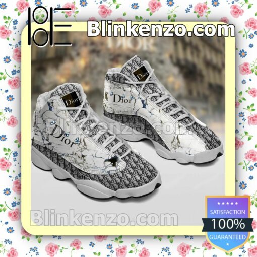 Best Dior Black White Jordan Running Shoes