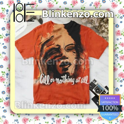 Billie Holiday All Or Nothing At All Album Cover Custom T-Shirt