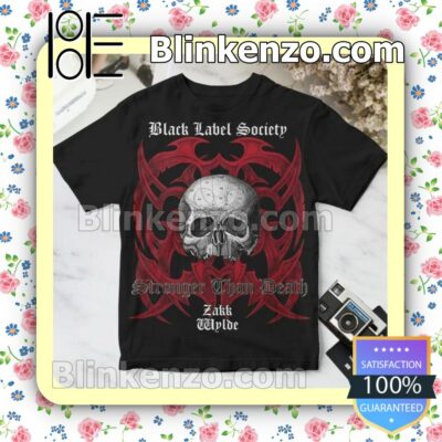 Black Label Society Stronger Than Death Album Cover Gift Shirt