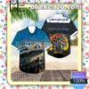Black Moon Album By Emerson Lake And Palmer Short Sleeve Shirts