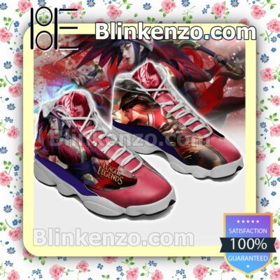 Bloodmoon Akali league Legends Jordan Running Shoes