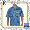 Blue Classic Cars Button Down Hawaii Shirt