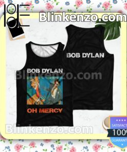 Bob Dylan Oh Mercy Album Cover Black Tank Top Men
