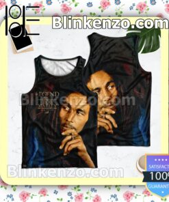Bob Marley And The Wailers Legend Compilation Album Cover Tank Top Men