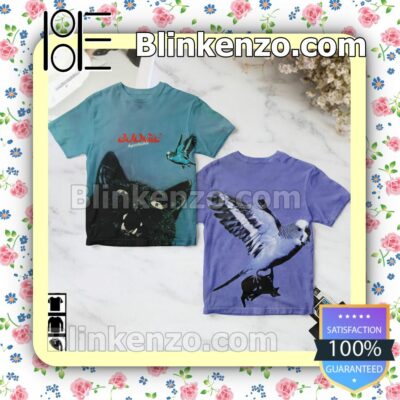 Budgie Impeckable Album Cover Mix Blue And Purple Birthday Shirt