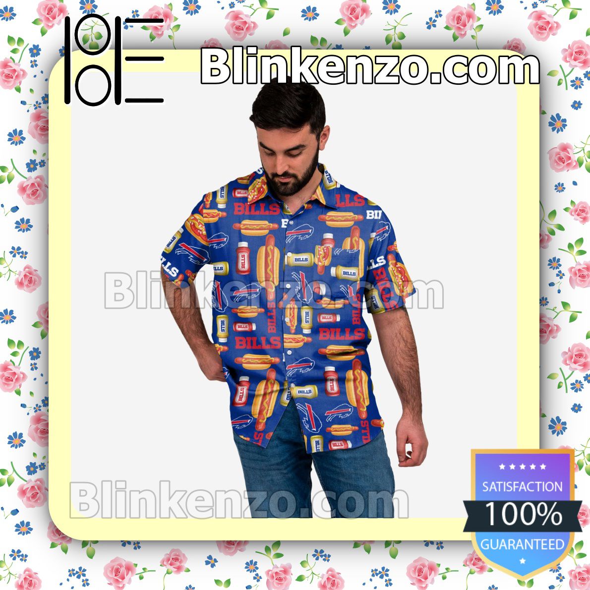 Buffalo Bills Grill Pro Hawaiian Shirt - Tagotee