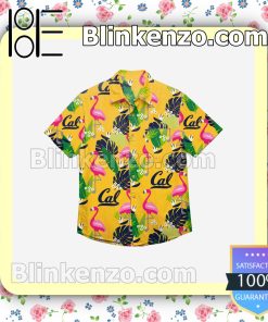 California Bears Floral Short Sleeve Shirts a