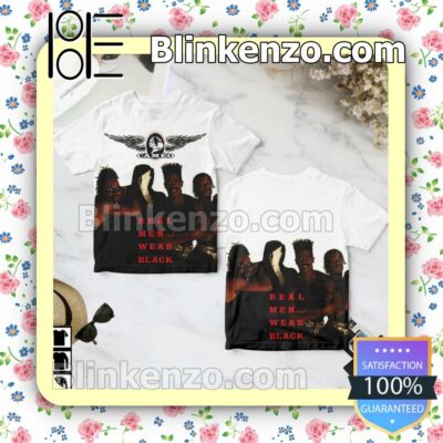 Cameo Real Men Wear Black Album Cover Birthday Shirt