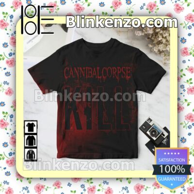 Cannibal Corpse Kill Album Cover Black Birthday Shirt