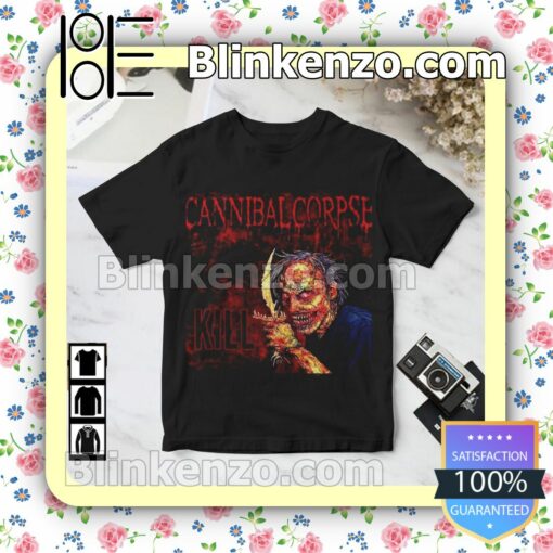 Cannibal Corpse Kill Album Cover Style 2 Black Birthday Shirt