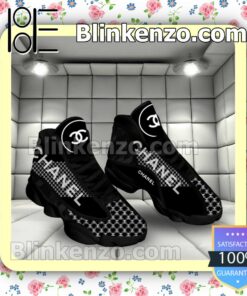 Chanel Black Jordan Running Shoes