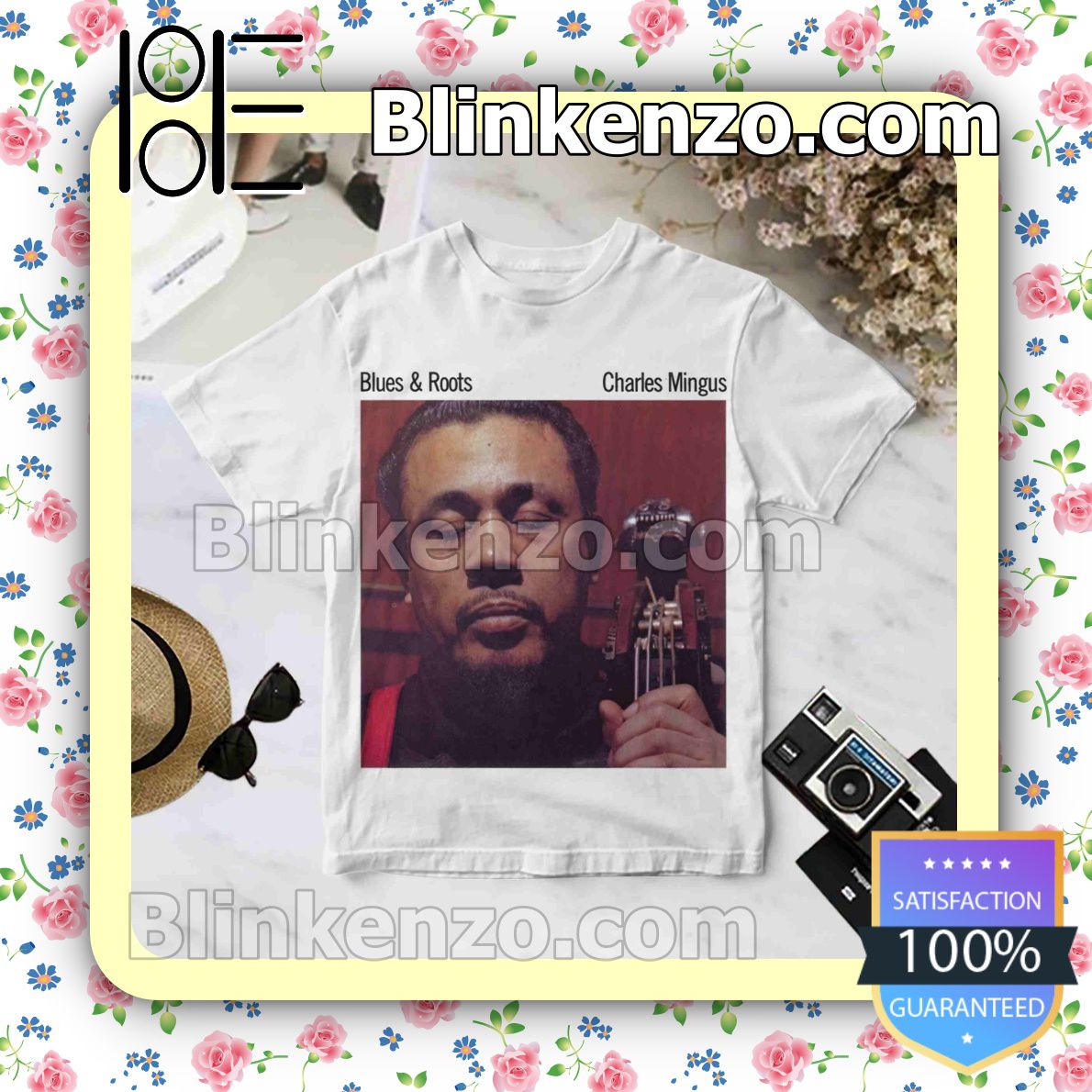 All Over Print Charles Mingus Blues And Roots Album Cover White Custom Shirt