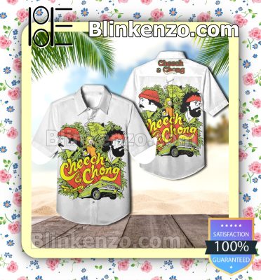 Cheech And Chong Still Smokin' White Summer Beach Shirt
