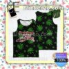 Cheech And Chong's Up In Smoke Weed Leaves Black Tank Top Men