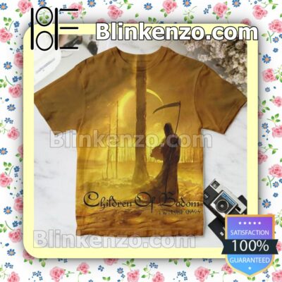 Children Of Bodom I Worship Chaos Album Cover Custom T-Shirt