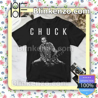 Chuck Berry Chuck Album Cover Black Custom T-Shirt