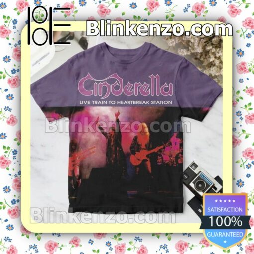 Cinderella Live Train To Heartbreak Station Custom T-Shirt