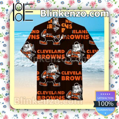 Cleveland Browns Brownie Elf Black Short Sleeve Shirt