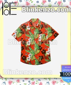 Cleveland Browns Floral Short Sleeve Shirts a