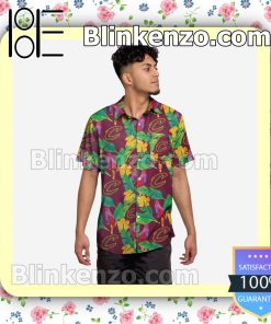 Cleveland Cavaliers Floral Short Sleeve Shirts