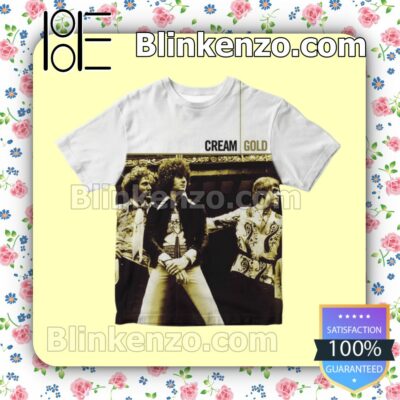 Cream Gold Compilation Album Cover Gift Shirt