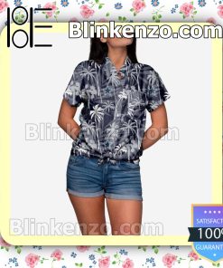 Dallas Cowboys Tropic Of Da Palms Womens Short Sleeve Shirts