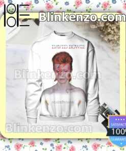 David Bowie Aladdin Sane Album Cover Custom Long Sleeve Shirts For Women