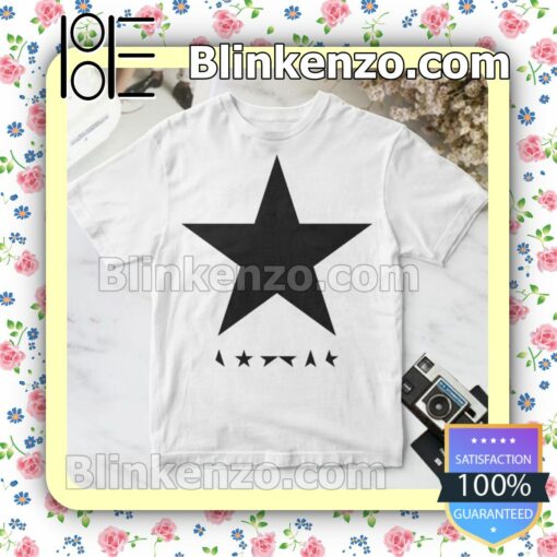 David Bowie Blackstar Album Cover White Gift Shirt
