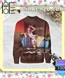 David Bowie The Man Who Sold The World Studio Album Cover Custom Long Sleeve Shirts For Women