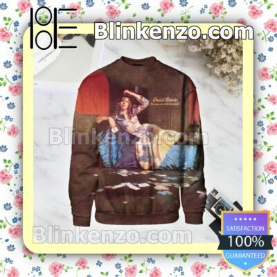 David Bowie The Man Who Sold The World Studio Album Cover Custom Long Sleeve Shirts For Women