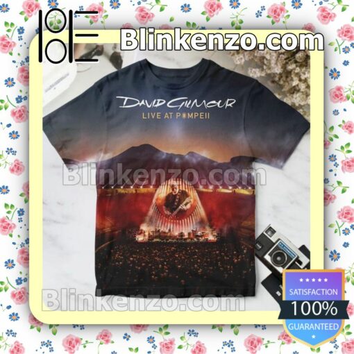 David Gilmour Live At Pompeii Album Cover Custom T-Shirt