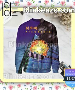 Def Leppard Pyromania Album Cover Custom Long Sleeve Shirts For Women