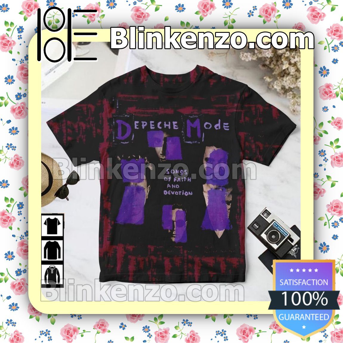 Unique Depeche Mode Songs Of Faith And Devotion Album Cover Style 2 Custom Shirt